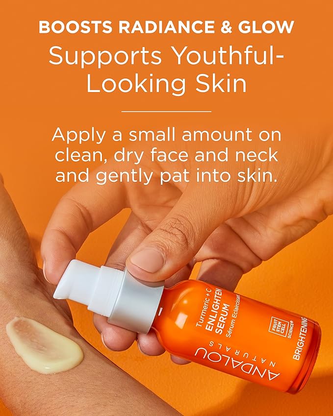 Andalou Naturals Turmeric + Vitamin C Enlighten Serum (1.1 fl oz)