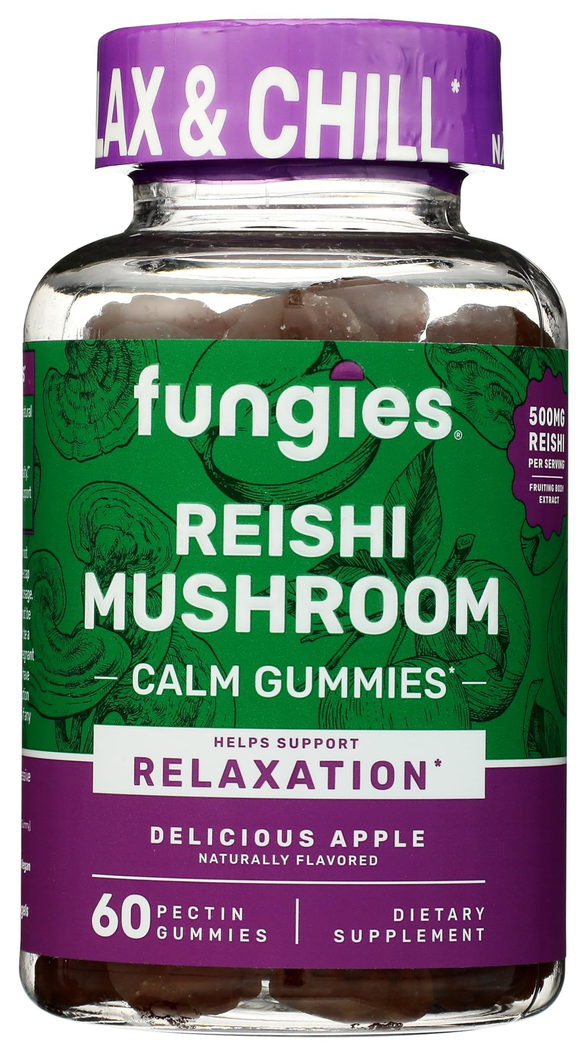 Fungies Reishi Mushroom Extract Gummies | 60 Count