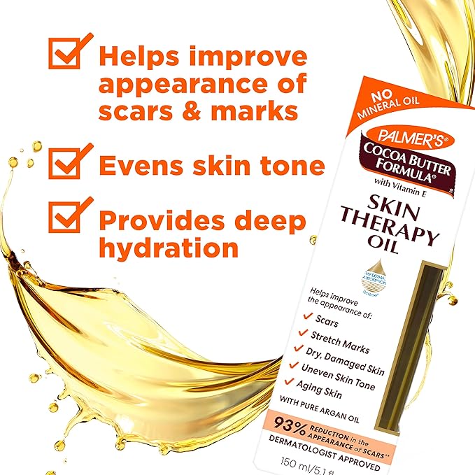 Palmer's Skin Care Duo for Stretch Marks & Weight Change, Body Lotion + Oil