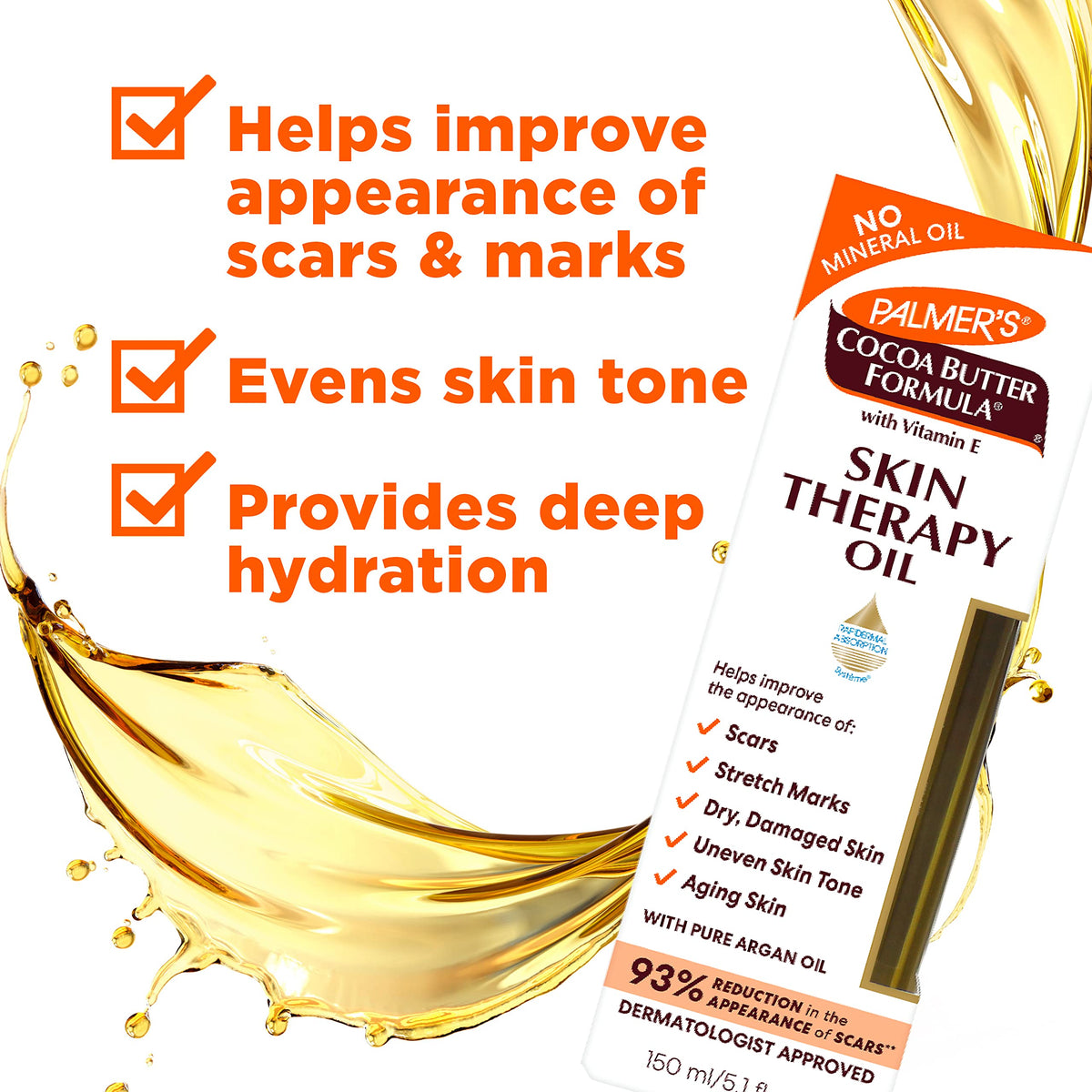 Palmer's Skin Care Duo for Stretch Marks & Weight Change, Body Lotion + Oil