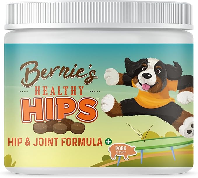 Bernie's Healthy Hips, Hip and Joint Supplement for Dogs, 90 Ct Soft Chews