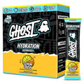 GHOST Hydration Sticks, 24 Electrolyte Powder Packets, Lemon Crush