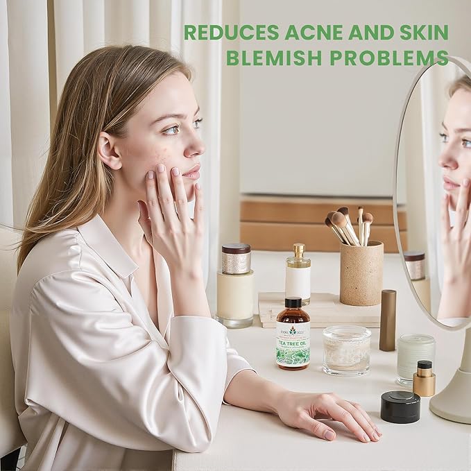 EVOKE OCCU Tea Tree Oil for Skin, Face, Toenail, Hair