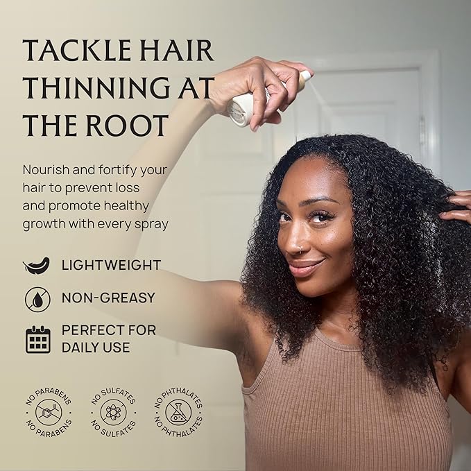 Lebanta Hair Oil Spray - 100% Pure Ingredients For Non Greasy, Thicker & Stronger Looking Hair - Organic Batana, Castor, Biotin, Saw Palmetto, and Rosemary Oil for Men & Women Scalp - 4 FL OZ