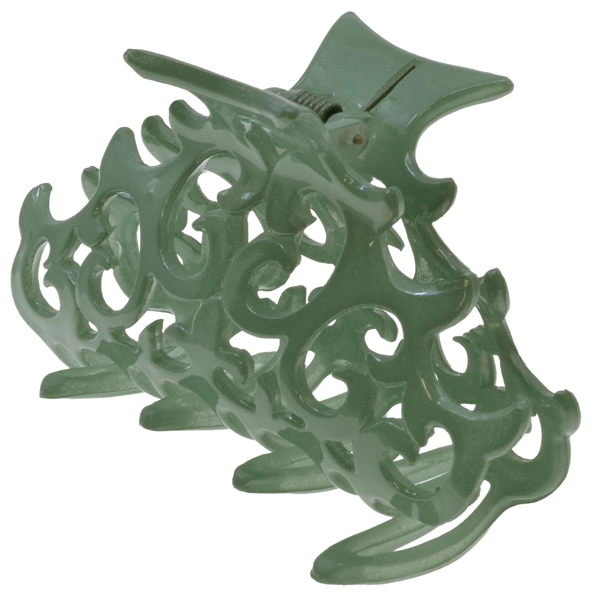 Camila Paris CP2403 French Hair Clip for Women, Large Green, Antique, Girls Hair Claw Clips Jaw Fashion Durable and Styling Hair Accessories for Women, Made in France