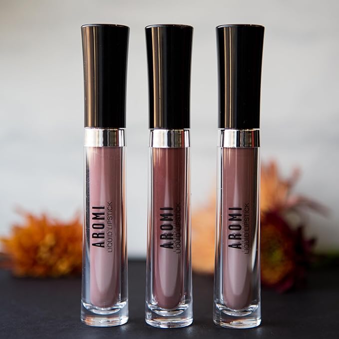 Aromi Desert Taupe Matte Liquid Lipstick | Greige, Grey Beige Shade