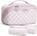 BOYATU Travel Makeup Bag for Women Organizer: Cosmetic Bag - Large Capacity Toiletry Bag 02-Light Purple