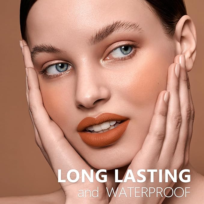 HANLADY Caramel Lipstick Long Lasting Lipsticks for Women Smudgeproof