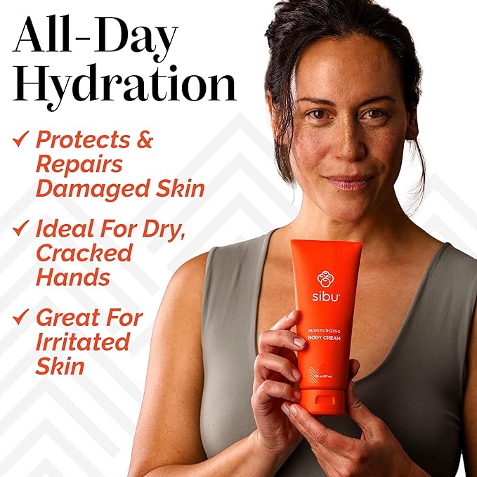 sibu Sea Buckthorn Moisturizing Body Cream & Lotion (6oz, 3-Pack)