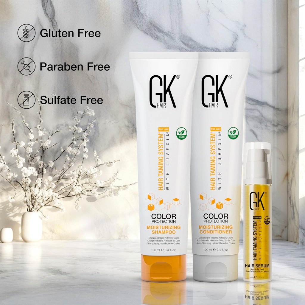 GK HAIR Global Keratin Moisturizing Shampoo and Conditioner Sets (MOISDUO100+S10)