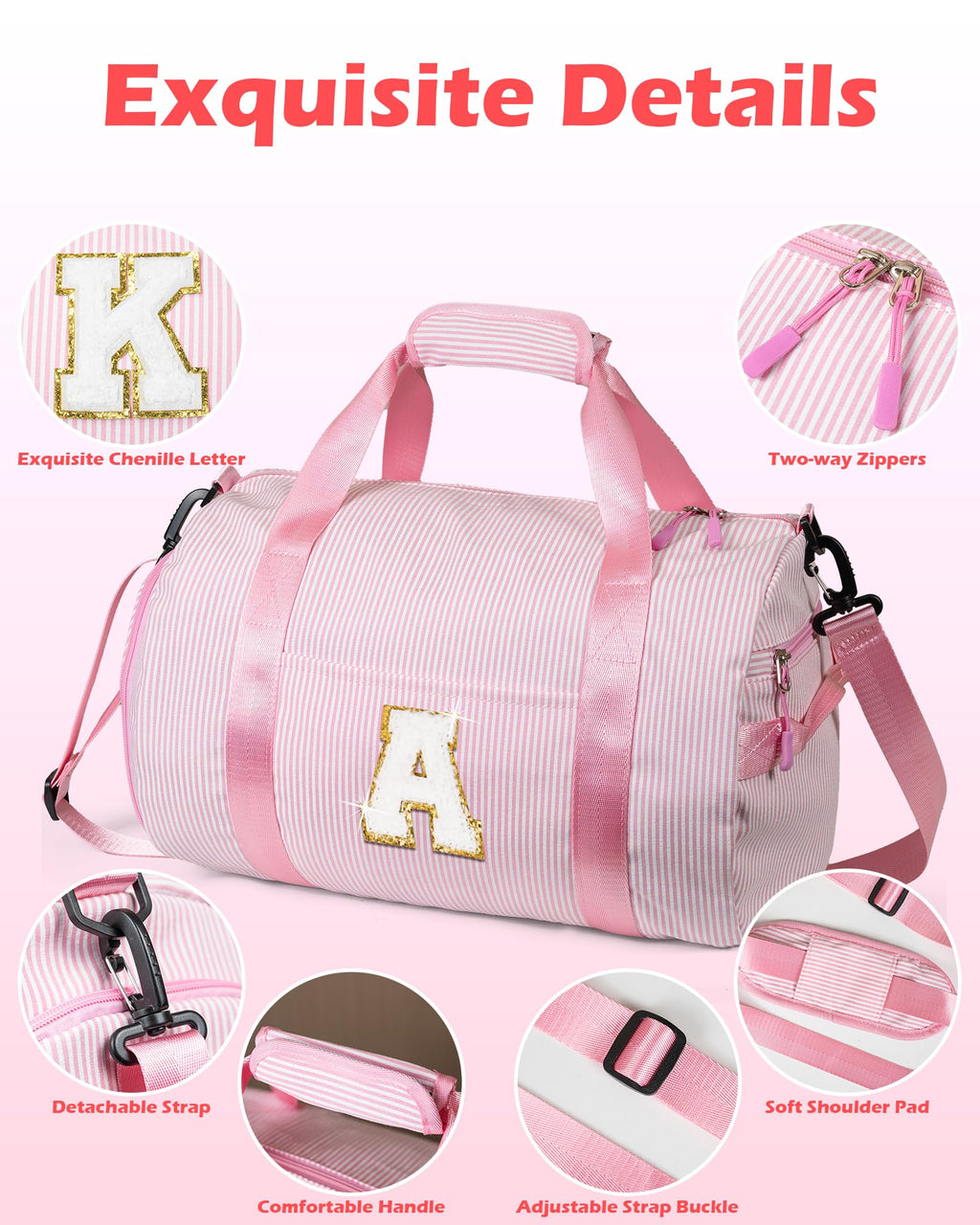 Vogewood Teen Girl Gifts Trendy Stuff, Girls Travel Duffle Bag, Kids Duffel