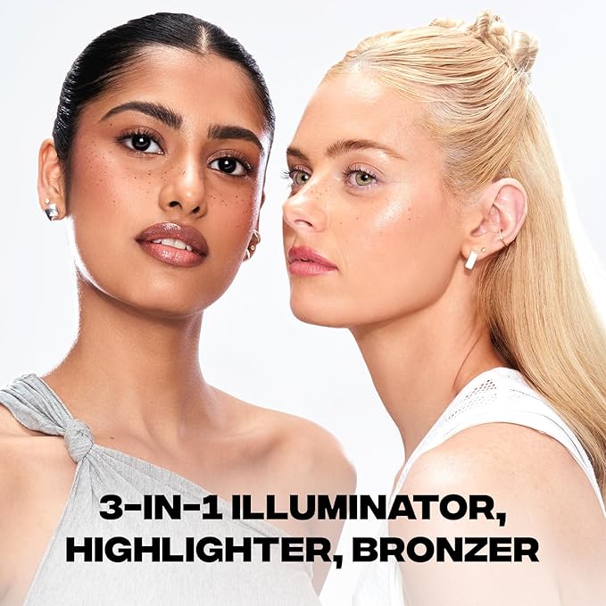Sacheu Liquid Glow STAY-N Highlighter, Illuminator & Bronzer, Golden Hour