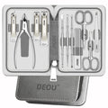 DEOU Kit Grooming Nail Clippers Set 11 in 1 Stainless Steel Professional Manicure Kit Nail Clippers Set for Women, 11pcs Luxurious Personal Care Manicure Nail Gift Set for Travel or Home