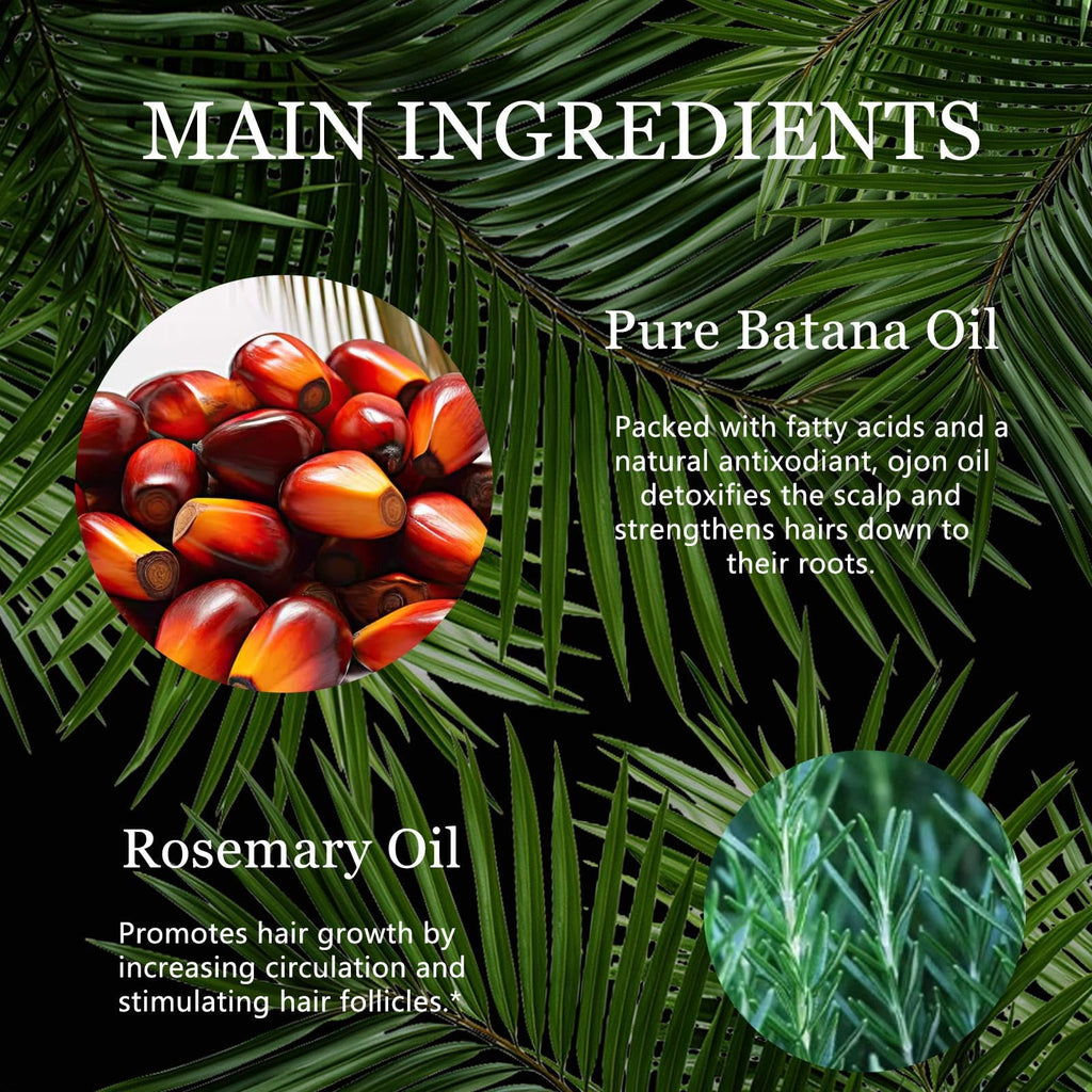 Tgideas Rosemary Batana Hair Oil for Scalp Care & Hair Strengthening 1 Pack