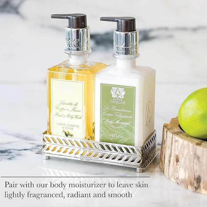Antica Farmacista Hand & Body Wash - Luxury Nourishing & Hydrating Hand Cleansing Wash - Bath & Body Gift - Lavender & Lime Blossom, 10 fl oz