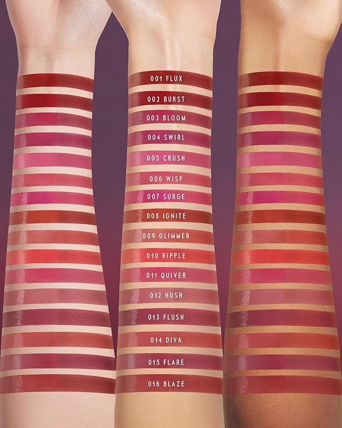TIMEPHORIA Altera Blurring Tint Lip Stain 001 Flux, Brownish Red Glossy to Soft Matte Finish, Blur Lip Lines, Weightless No-Sticky Airy Velvet Texture, Vibrant Hydrating Long-Lasting Lip Makeup