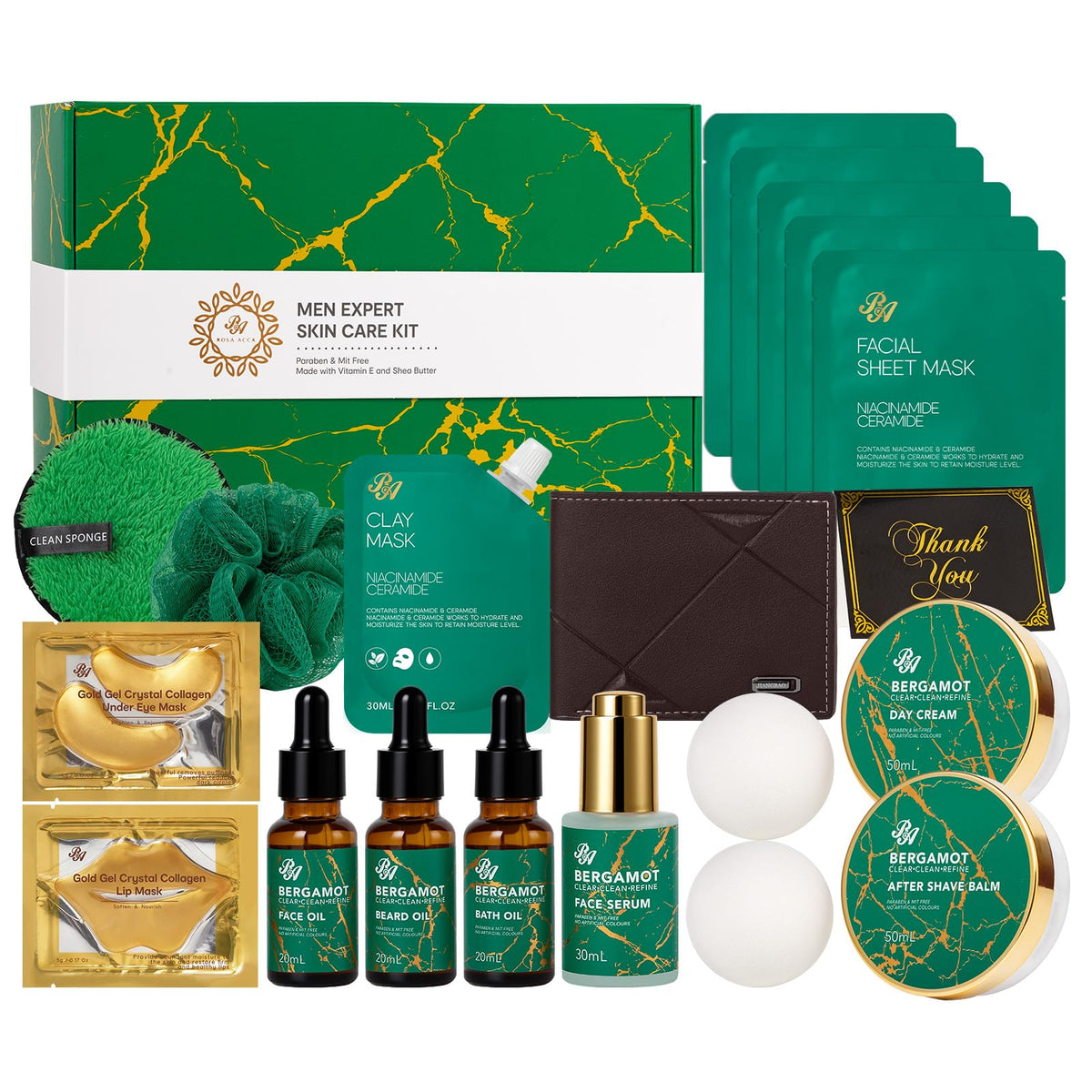 Gifts for Women & Men, 30Pcs Birthday Gift for Women, Face Skin Care Set
