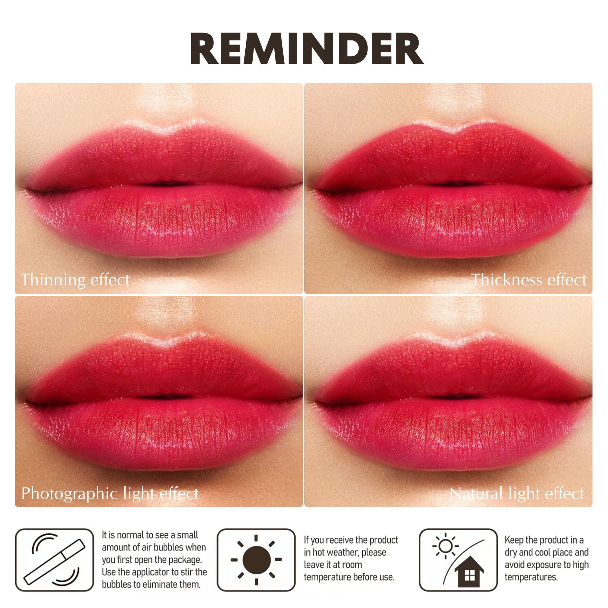 Depuplum Red Lipstick Moisturizing for Women Shimmer Tinted Lip Balm Hydrate Nourish Raspberry Lip Gloss Vegan& Cruelty Free Lip Makeup, ZG108 Passion