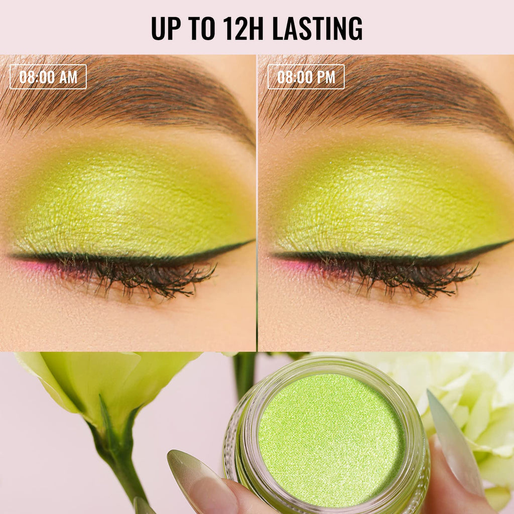 Oulac Pink Cream Eyeshadow also for Highlighter Large Capacity Highly Pigmented Eye Shadow Waterproof &Long Lasting with Moisturizing Formula 11