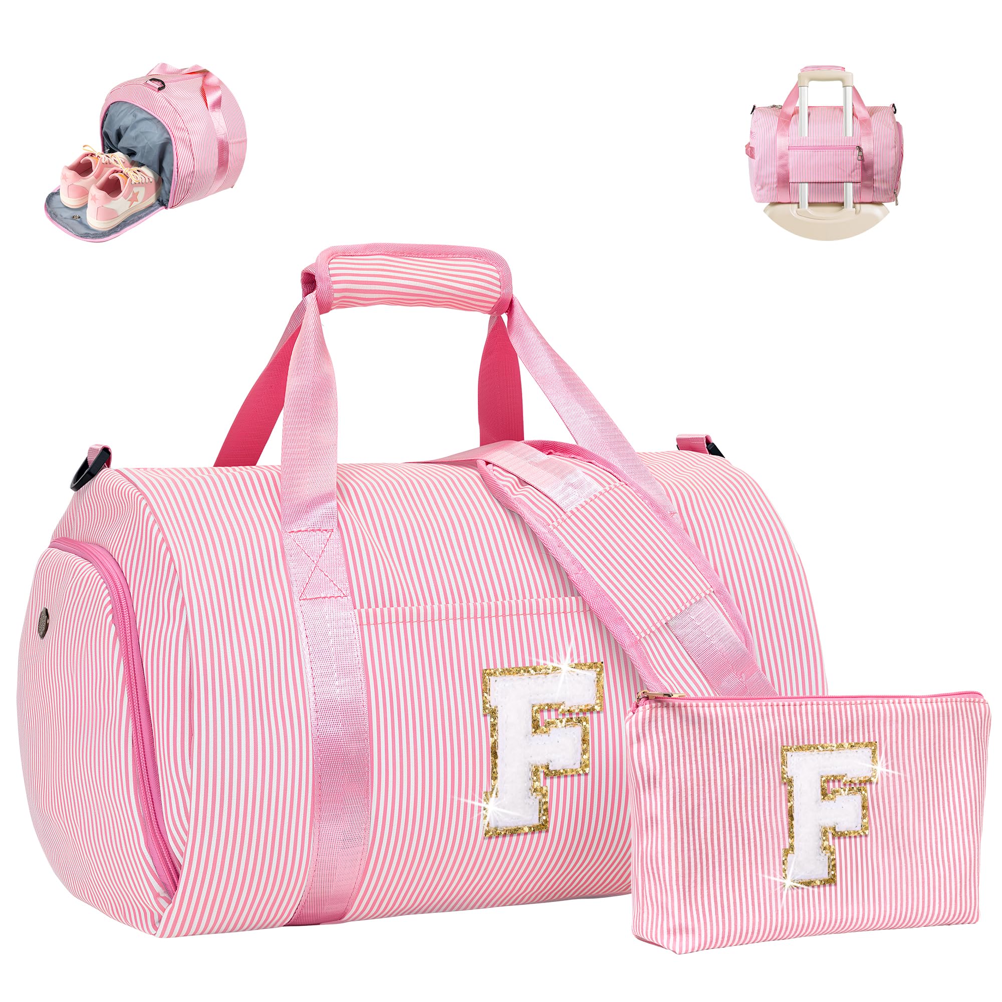 Vogewood Girls Travel Duffle Bag, Teen Girl Gifts Trendy Stuff, Initia Bag