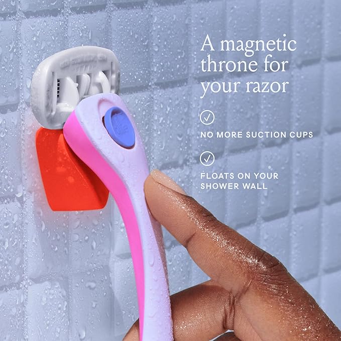 Billie Razors for Women, DreamPop - 1 Handle, 4 Refills & Magnetic Holder