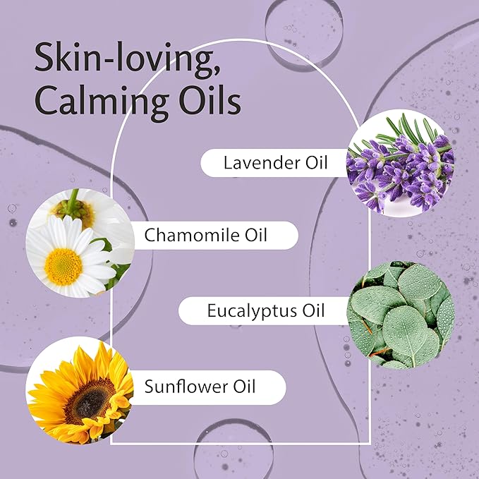 Lavender Sensual Massage Oil with Collagen and Stem Cells, 8 fl oz by M3