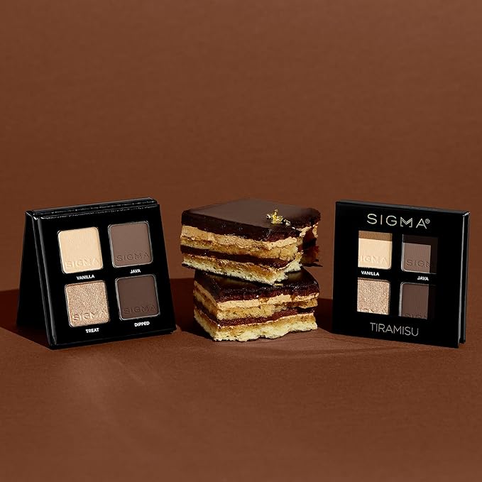 SIGMA BEAUTY Quad Eyeshadow Palette - Tiramisu Eyeshadow Quad, 4 Shades