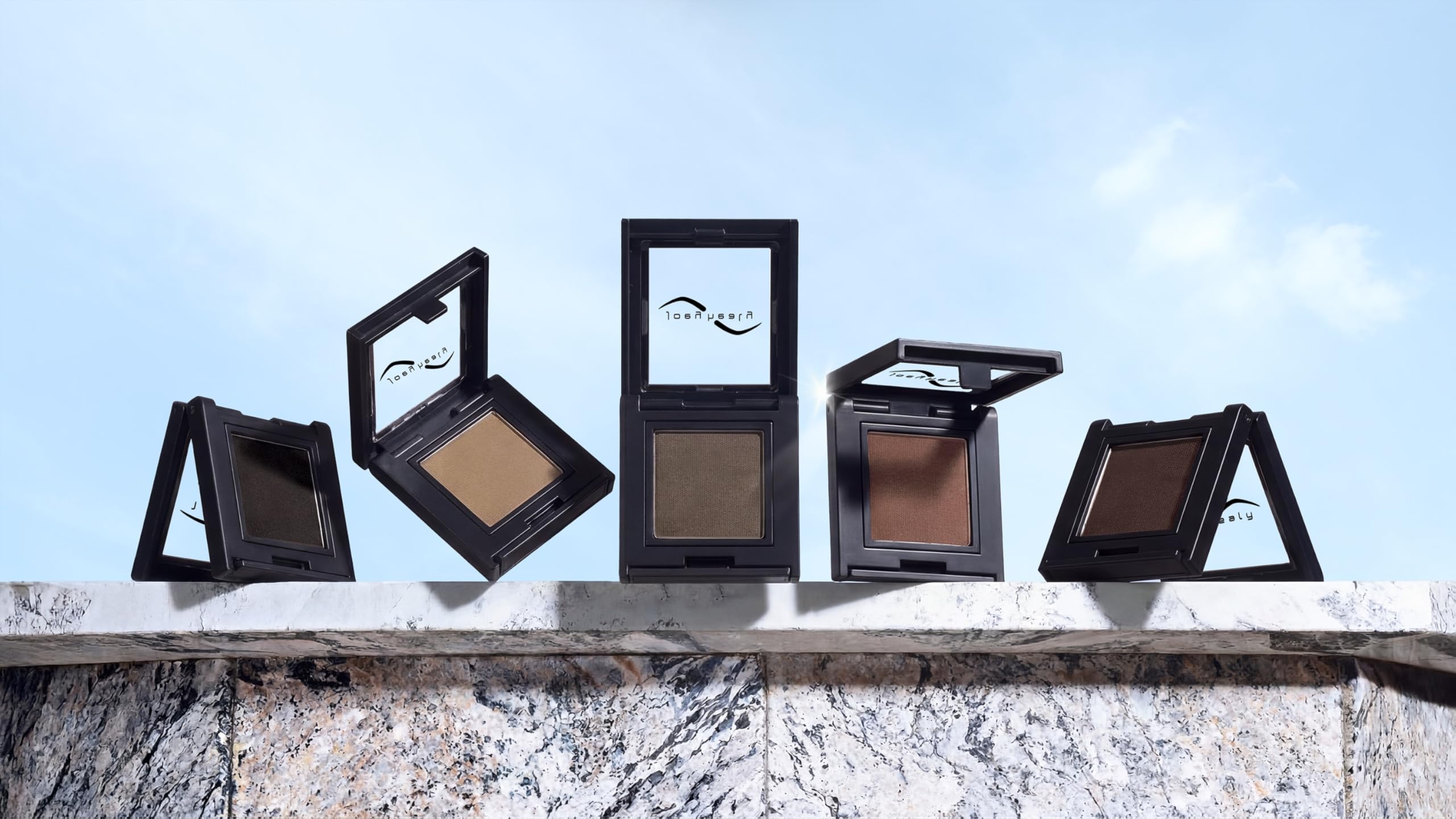Joey Healy Luxe Brow Powder, Natural and Soft Definition Eyebrow Powder, Waterproof Brow Makeup Formula, Tobacco (Brunette)