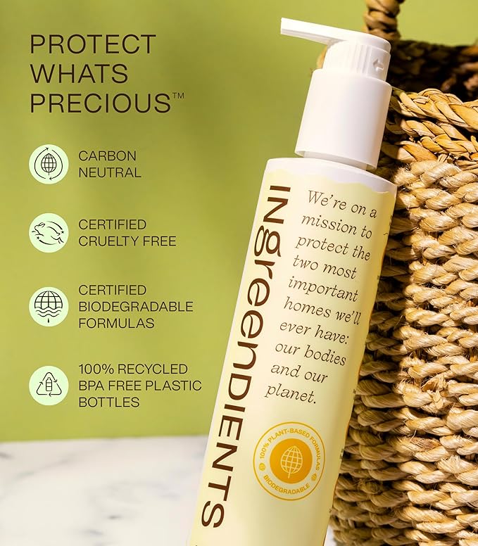 Ingreendients Hand & Body Lotion With Organic Cocoa Butter & Shea Butter - With Ceramides, Moisturizes and Rejuvenates Skin, Natural, Non Toxic, Vegan