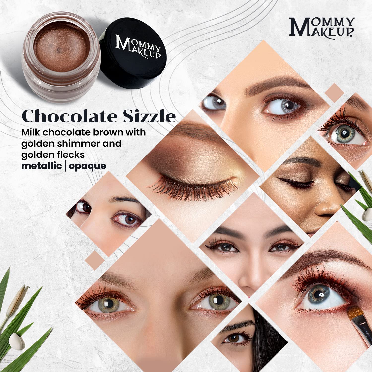 Mommy Makeup Waterproof Stay Put Gel Eyeliner Pot with Micropigments