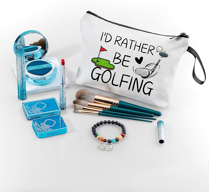 ARIOSEY Golf Gifts for Women, Small Makeup Bag and Accessory Pouch