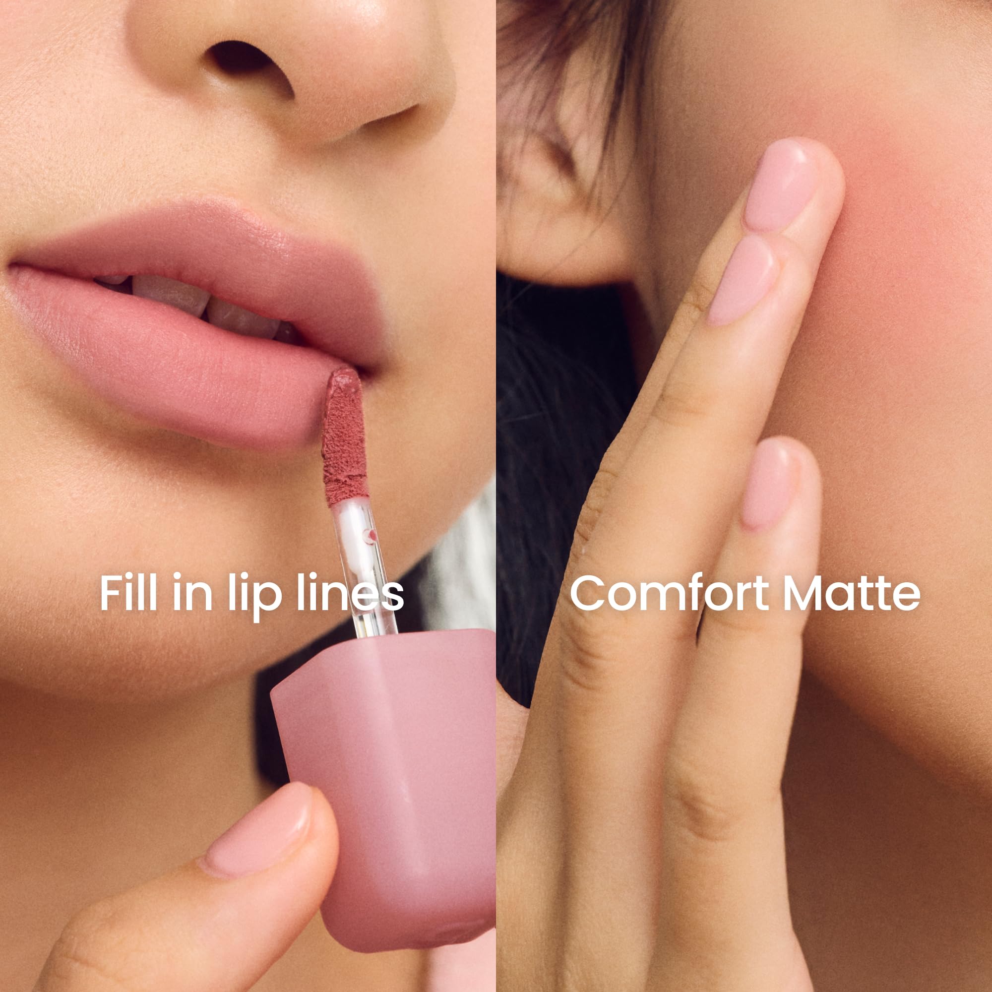COLORGRAM NUDE BLUR TINT 12 BLOODY PLUM | K-Beauty Makeup, Soft-Focus Matte Lip Stain, 2-in-1 Lip & Cheek | Lightweight Blurring Tint for a Smooth & Airbrushed Finish, Non-Sticky Formula