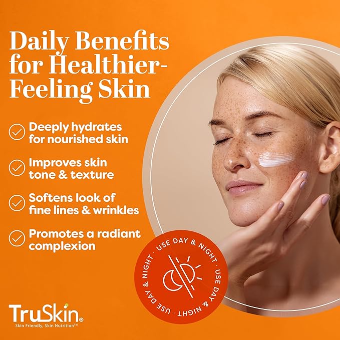 TruSkin Vitamin C Face Cream - Brightening Daily Moisturizer, 2 fl oz