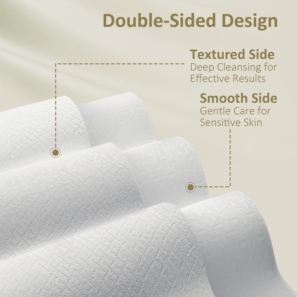 Ourmed Life Disposable Face Towels, 10 x 12 in XL Facial Towels, 50 Count