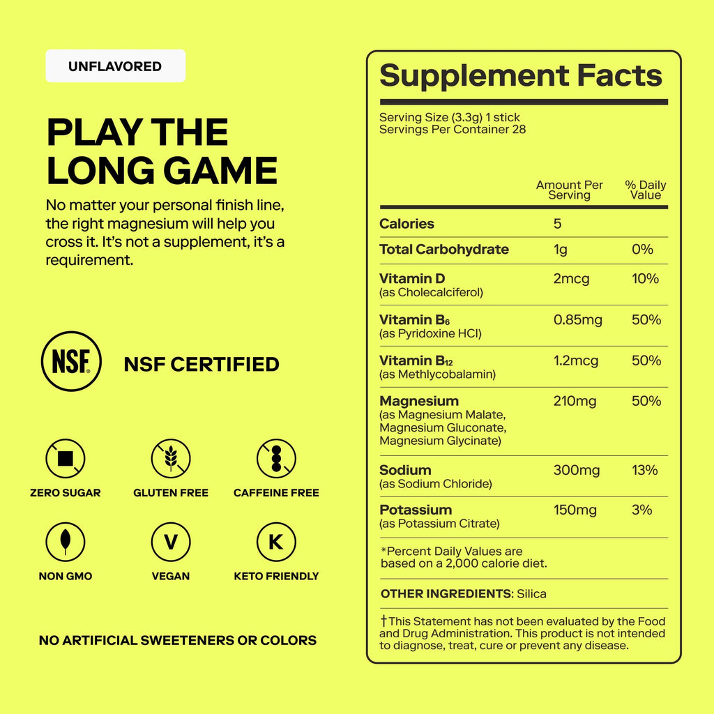 MAGNA Electrolytes Powder Drink Mix for Hydration, Energy & Focus Support (14 Servings, Pure)