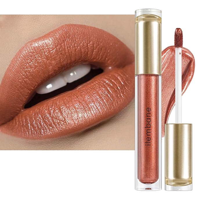 ilembane Rose Bronze Metallic Liquid Lipstick Long Lasting - Better Me