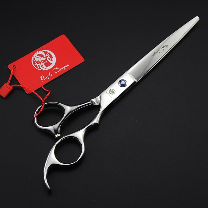 Purple Dragon 8 inch 3 in 1 Professional Pet Grooming Thinning(Silver)