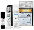 Man Labs Titan Peptide Mens Skin Care Kit, 3pc Anti-Aging Facial Care Kit
