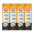 ARM & HAMMER Essentials Fluoride-Free Toothpaste, Whitening + Activated Charcoal Toothpaste, 4 Pack of 4.3oz Tubes, Clean Mint, 100% Natural Baking Soda