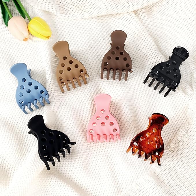Estedro 7Pcs Root Lifting Hair Clips for Volume Curly Hair Cilp Volumizing Claw Clamps for Women Thin Thick Volumizing Hair Clips Tool for Volume Clips Styling Accessories Claw Cilp