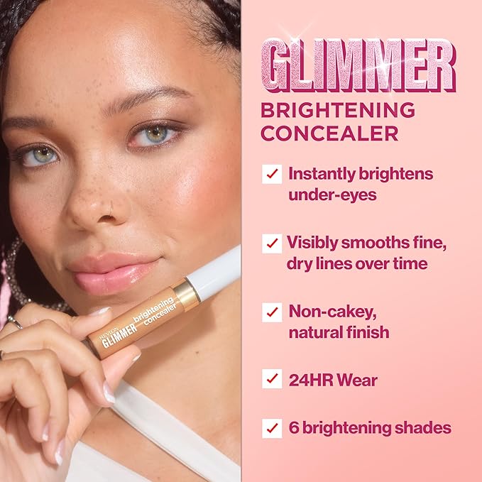 Revlon Glimmer Brightening Concealer, 165, 0.3 fl oz