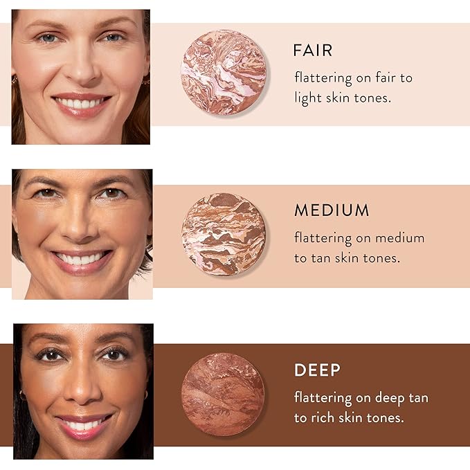 LAURA GELLER NEW YORK Baked Bronze-N-Brighten Bronzer Powder - Medium - Natural Bronze Glow