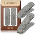 Kanprincess Rhinestone and Crystal Hair Clips 2-Pack, Sparkly Barrettes & Elegant Bling Accessories for Women & Girls(Set17)