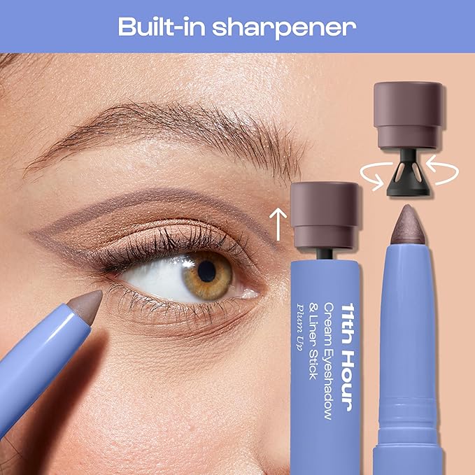 ALLEYOOP 11th Hour Cream Eyeshadow and Liner Stick, Cinnamon Brown Matte