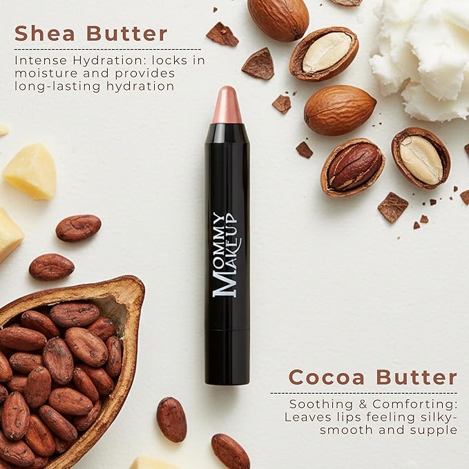 Mommy Makeup Triple Sticks Lipstick, Cream Blush & Treatment All-in-One