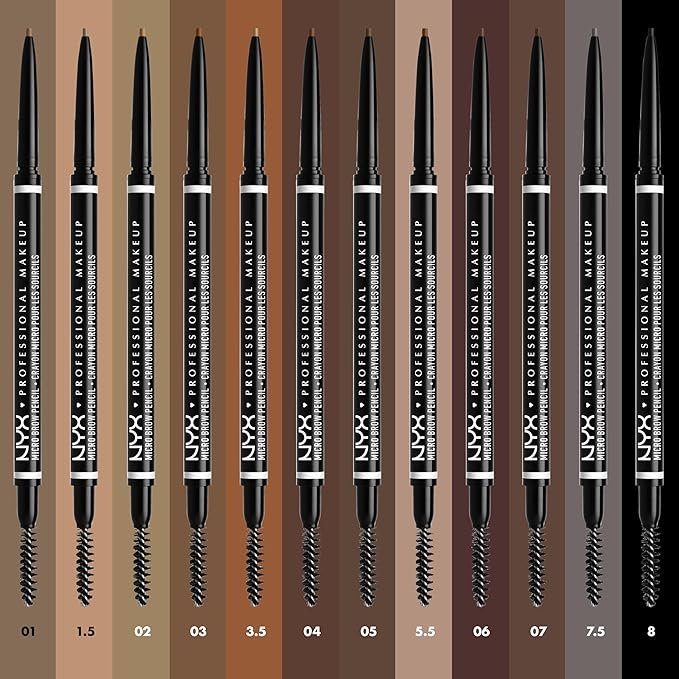 NYX PROFESSIONAL MAKEUP Micro Brow Pencil, Precise Eyebrow Pencil - Ash Blonde