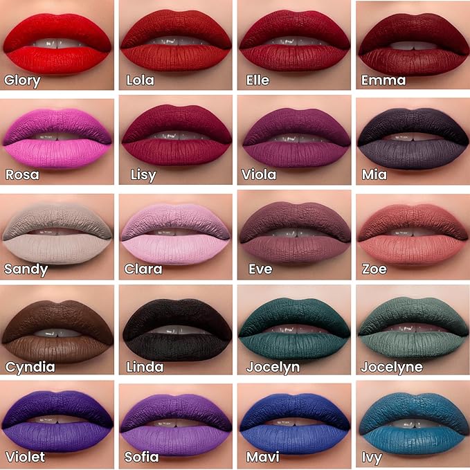 Mynena Orange Red Long Lasting Lipstick for Women Waterproof & Transfer-Proof | Hydrating with Shea Butter | Bold Pigment Matte Color Lip Stain | Talc-Free & Vegan Product that Performs | Glory