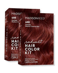 Madison Reed Radiant Hair Color Kit - 6RR Medium Vibrant Cayenne Red (Savona Scarlet), Vivid Color Permanent Hair Dye | PPD-Free & Ammonia-Free, 2 Pack
