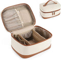 Telena Large Makeup Bag, Travel Toiletry Bag for Women, Vegan Leather