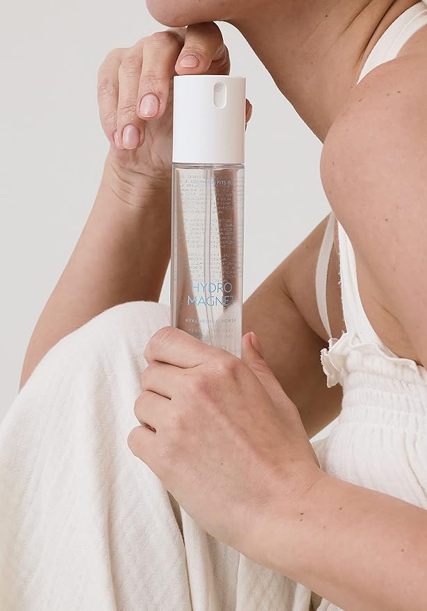 Hydro Magnet Korean Face Mist, Hydrating Facial Spray with Hyaluronic Acid, Fermented Sake & Multi Peptides, Liquid Collagen Skincare for Glass Skin & Barrier Repair, 3.4 Oz
